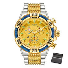 Load image into Gallery viewer, Relogio Masculino Men Watch Top Brand Temeite Business Quartz Watches Luxury Gold Man Waterproof Military Wristwatches Men Clock