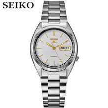Load image into Gallery viewer, seiko watch men 5 automatic watch top brand luxury Sport men watch set waterproof mechanical military watch relogio masculinoSNK