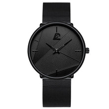 Load image into Gallery viewer, 2020 Minimalist Men's Fashion Watches Simple Men Business Ultra Thin Stainless Steel Mesh Belt Quartz Watch relogio masculino