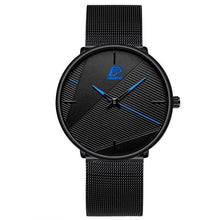 Load image into Gallery viewer, 2020 Minimalist Men's Fashion Watches Simple Men Business Ultra Thin Stainless Steel Mesh Belt Quartz Watch relogio masculino