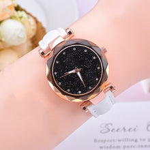 Load image into Gallery viewer, Casual Women Watches Starry Sky Quartz Wristwatch Female Clock Leather Fashion Ladies Wrist Watches reloj mujer relogio feminino