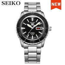 Load image into Gallery viewer, seiko watch men 5 automatic watch top brand luxury Sport men watch set waterproof mechanical military watch relogio masculinoSNK