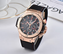 Load image into Gallery viewer, HUBLOT Luxury Brand quartz Mens Watches Quartz Watch Stainless Steel Strap men's wristwatch classic business dress men's watch