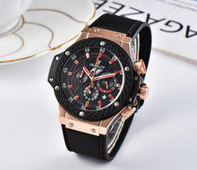 Load image into Gallery viewer, HUBLOT Luxury Brand quartz Mens Watches Quartz Watch Stainless Steel Strap men's wristwatch classic business dress men's watch