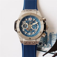 Load image into Gallery viewer, HUBLOT Luxury Brand quartz Mens Watches Quartz Watch Stainless Steel Strap men's wristwatch classic business dress men's watch