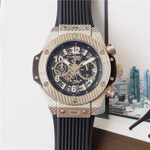 Load image into Gallery viewer, HUBLOT Luxury Brand quartz Mens Watches Quartz Watch Stainless Steel Strap men's wristwatch classic business dress men's watch