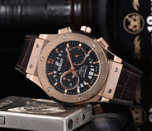 Load image into Gallery viewer, NEW HUBLOT Luxury Brand quartz Mens Watches Quartz Watch Stainless Steel Strap men's wristwatch classic business dress watch