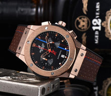 Load image into Gallery viewer, NEW HUBLOT Luxury Brand quartz Mens Watches Quartz Watch Stainless Steel Strap men's wristwatch classic business dress watch