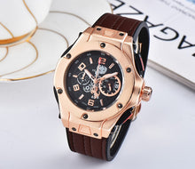 Load image into Gallery viewer, NEW HUBLOT Luxury Brand quartz Mens Watches Quartz Watch Stainless Steel Strap men's wristwatch classic business dress watch