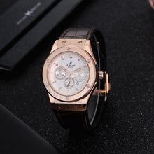 Load image into Gallery viewer, HUBLOT Luxury Brand quartz Mens Watches Quartz Watch Stainless Steel Strap men's wristwatch classic business dress men's watch