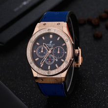 Load image into Gallery viewer, HUBLOT Luxury Brand quartz Mens Watches Quartz Watch Stainless Steel Strap men's wristwatch classic business dress men's watch
