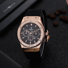 Load image into Gallery viewer, HUBLOT Luxury Brand quartz Mens Watches Quartz Watch Stainless Steel Strap men's wristwatch classic business dress men's watch