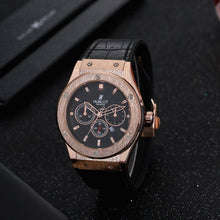 Load image into Gallery viewer, HUBLOT Luxury Brand quartz Mens Watches Quartz Watch Stainless Steel Strap men's wristwatch classic business dress men's watch