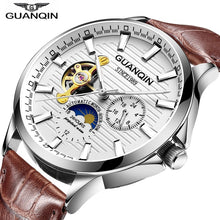 Load image into Gallery viewer, GUANQIN 2020 business watch men Automatic Luminous clock men Tourbillon waterproof Mechanical watch top brand relogio masculino