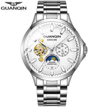 Load image into Gallery viewer, GUANQIN 2020 business watch men Automatic Luminous clock men Tourbillon waterproof Mechanical watch top brand relogio masculino