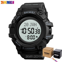 Load image into Gallery viewer, SKMEI Qibla Digital Watch Men Bookmark Language Selection Muslim Wristwatches Pilgrimage Time Reminder Watches For Islamic 1680