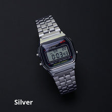 Load image into Gallery viewer, Rose Gold Silver Watches Men Watch Electronic Digital Display Retro Style Clock Men's Relogio Masculin Reloj Hombre homme