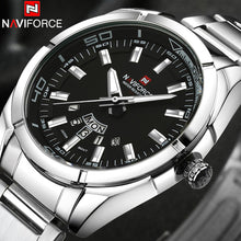 Load image into Gallery viewer, NAVIFORCE Brand Men Watches Business Quartz Watch Men's Stainless Steel Band 30M Waterproof Date Wristwatches Relogio Masculino