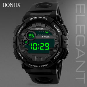 Luxury Mens Digital Led Watch Sport Men Outdoor Date Electronic Watches Waterproof Wrist Watch Clock Male Montre Homme