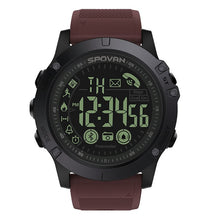 Load image into Gallery viewer, Spovan Top Brand Sport Watch Black Military Quality Military Quality A Plastic Bluetooth Wristwatch Waterproof Date Reloj Mujer
