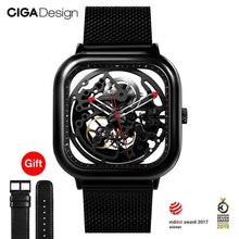 Load image into Gallery viewer, CIGA Design CIGA Watch Automatic Hollowing Mechanical Watch Fashion Watch Male Square Mechanical Watch
