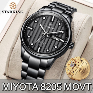 STARKING Men Watch Automatic Mechanical Watches Role Date Week Luxury Brand Japan Miyota Movt Wrist watch Clock Sapphire Crystal