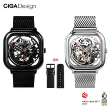 Load image into Gallery viewer, CIGA Design CIGA Watch Automatic Hollowing Mechanical Watch Fashion Watch Male Square Mechanical Watch
