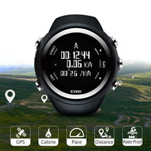 Load image into Gallery viewer, Men&#39;s  Digital  Sport Watch Gps Running Watch With Speed Pace Distance Calorie burning  Stopwatch Waterproof 50M EZON T031
