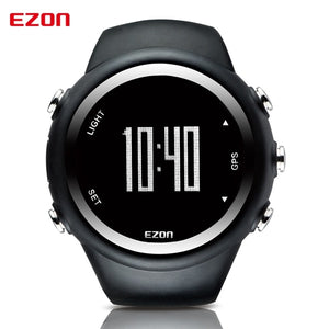 Men's  Digital  Sport Watch Gps Running Watch With Speed Pace Distance Calorie burning  Stopwatch Waterproof 50M EZON T031