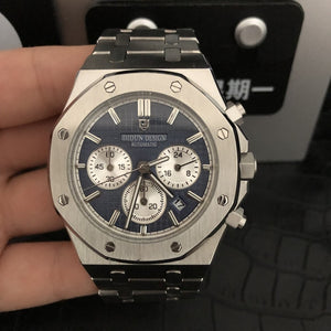 watch men luxury steel quartz watch men business chronograph watch sports Wristwatches 30M waterproof