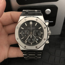 Load image into Gallery viewer, watch men luxury steel quartz watch men business chronograph watch sports Wristwatches 30M waterproof
