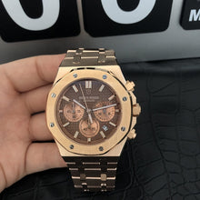 Load image into Gallery viewer, watch men luxury steel quartz watch men business chronograph watch sports Wristwatches 30M waterproof
