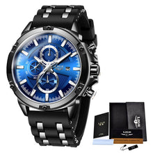 Load image into Gallery viewer, 2020 LIGE New Military Silicone Sport Men Watches Fashion Luxury Watch Business Dress Quartz Watch Man Waterproof Luminous Clock
