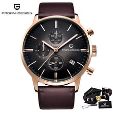 Load image into Gallery viewer, 2020 New PAGANI DESIGN Brand Luxury Watches for men automatic Watch Date Waterproof Chronograph VK67 Movement Relogio Masculino
