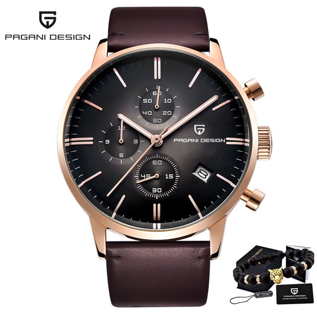 2020 New PAGANI DESIGN Brand Luxury Watches for men automatic Watch Date Waterproof Chronograph VK67 Movement Relogio Masculino