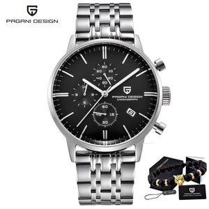 2020 New PAGANI DESIGN Brand Luxury Watches for men automatic Watch Date Waterproof Chronograph VK67 Movement Relogio Masculino