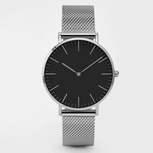 Fashion Women Watches Ultra Thin Stainless Steel Mesh Belt Quartz Wrist Watch Ladies Dress Watch Classic Rose Gold Clock Casual