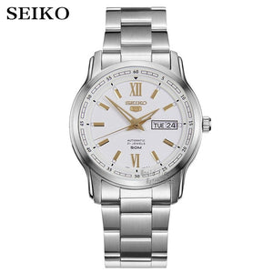 seiko watch men 5 automatic watch top Luxury Brand Sport men watch set men watch waterproof watch relogio masculino SNZG15J1