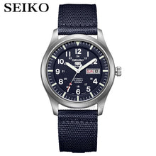 Load image into Gallery viewer, seiko watch men 5 automatic watch Luxury Brand Waterproof Sport Wrist Watch Date mens watches diving watch relogio masculin SNZG
