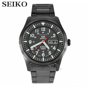 seiko watch men 5 automatic watch Luxury Brand Waterproof Sport Wrist Watch Date mens watches diving watch relogio masculin SNZG