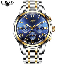 Load image into Gallery viewer, LIGE Mens Watches Fashion Top Brand Luxury Business Automatic Mechanical Watch Men Casual Waterproof Watch Relogio Masculino+Box
