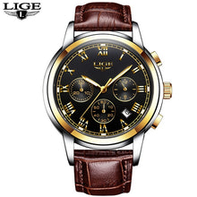 Load image into Gallery viewer, LIGE Mens Watches Fashion Top Brand Luxury Business Automatic Mechanical Watch Men Casual Waterproof Watch Relogio Masculino+Box
