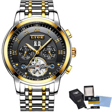 Load image into Gallery viewer, LIGE Mens Watches Fashion Top Brand Luxury Business Automatic Mechanical Watch Men Casual Waterproof Watch Relogio Masculino+Box
