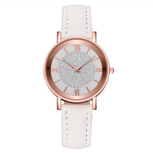 Load image into Gallery viewer, 2020 Starry Sky Dial Watches for Women Fashion Roman Scale Rhinestone Leather Ladies Quartz Watch Female Wrist Watch reloj mujer
