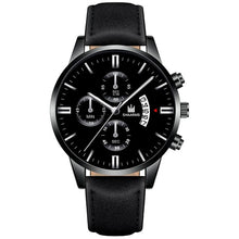 Load image into Gallery viewer, 2020 Relogio Masculino Watches Men Fashion Sport Stainless Steel Case Leather Strap Watch Quartz Business Wristwatch Reloj Hombr
