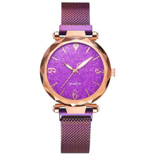 Load image into Gallery viewer, Rose Gold Women Watch 2020 Top Brand Luxury Magnetic Starry Sky Lady Wrist Watch Mesh Female Clock For Dropship relogio feminino
