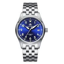 Load image into Gallery viewer, Automatic Mechanical Men&#39;s watch Sapphire Crystal Stainless Steel NH35 Pilot watch1940  Leather Waterproof automatic watch men
