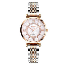 Load image into Gallery viewer, Women Watches Top Brand Luxury 2020 Fashion Diamond Ladies Wristwatches Stainless Steel Silver Mesh Strap Female Quartz Watch
