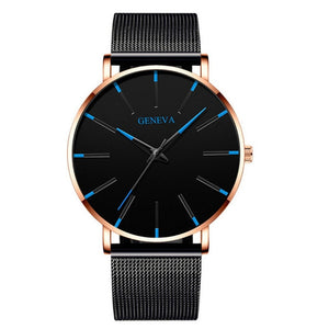 Men Luxury Watches Quartz Wrist watch Man Sport Analog Wristwatch Stainless Steel Casual Bracele Watch Simple Top Brand Clock