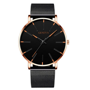 Men Luxury Watches Quartz Wrist watch Man Sport Analog Wristwatch Stainless Steel Casual Bracele Watch Simple Top Brand Clock